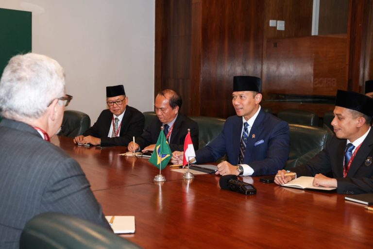 AHY Inisiasi Pembentukan Urban Resilience Task Force dengan Brasil AHY Inisiasi Pembentukan Urban Resilience Task Force dengan Brasil